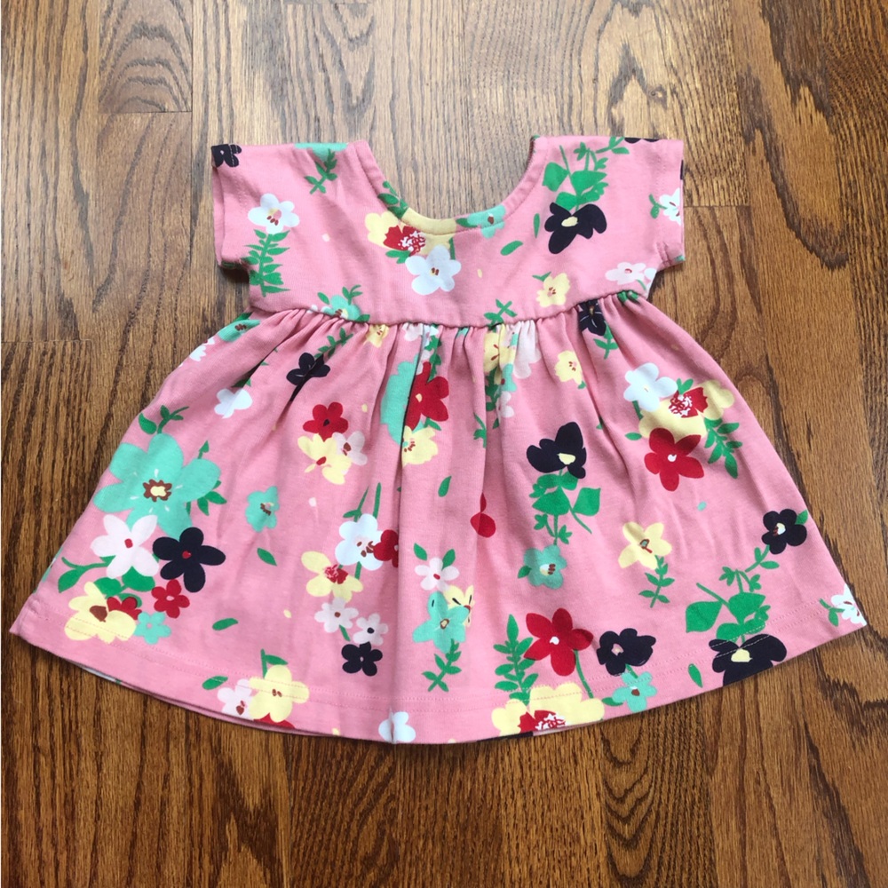 Hanna Andersson Floral Dress 6-12 Months - Picture 2 of 6